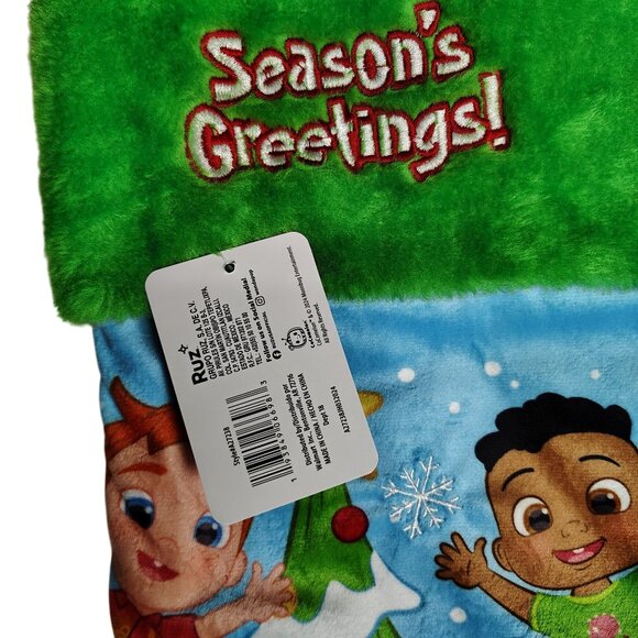 Ruz Cocomelon 18 inch Embroidered Plush Christmas Stocking - Picture 4 of 5